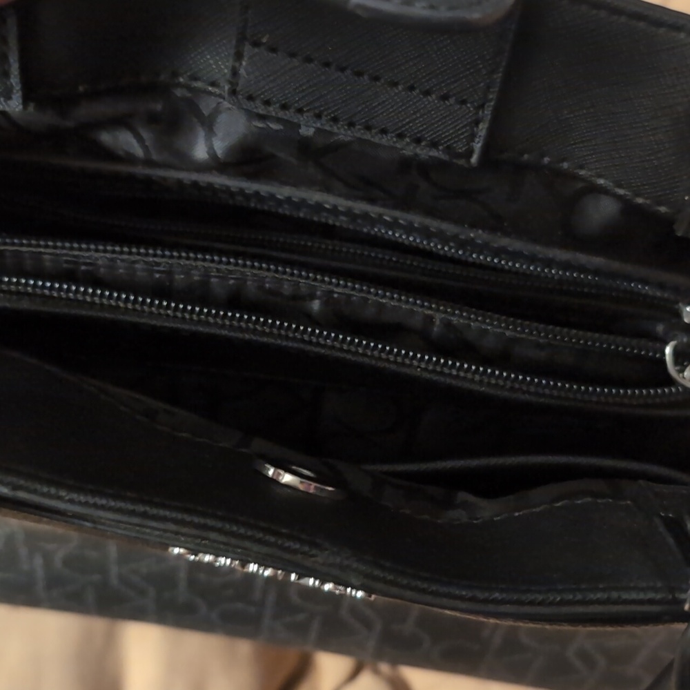 Calvin Klein Satchel with Structured Design and Multiple Pockets - Picture 8 of 10
